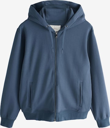 Next Sweatjacka i blå: framsida