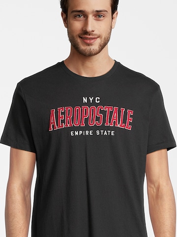 AÉROPOSTALE T-Shirt in Schwarz