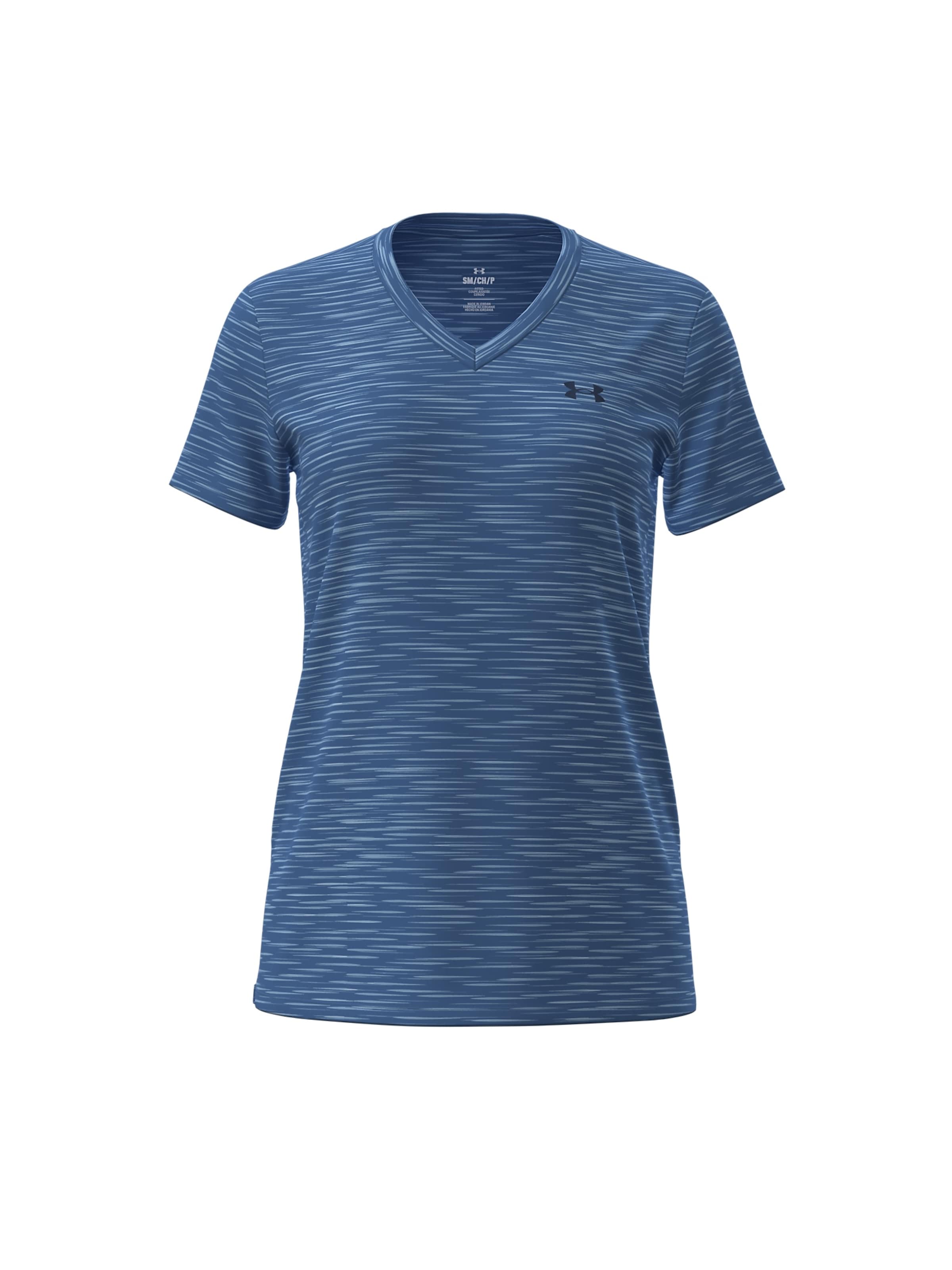 UNDER ARMOUR Functioneel shirt in Blauw: voorkant