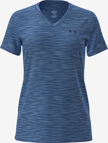 UNDER ARMOUR Functioneel shirt in Blauw: voorkant