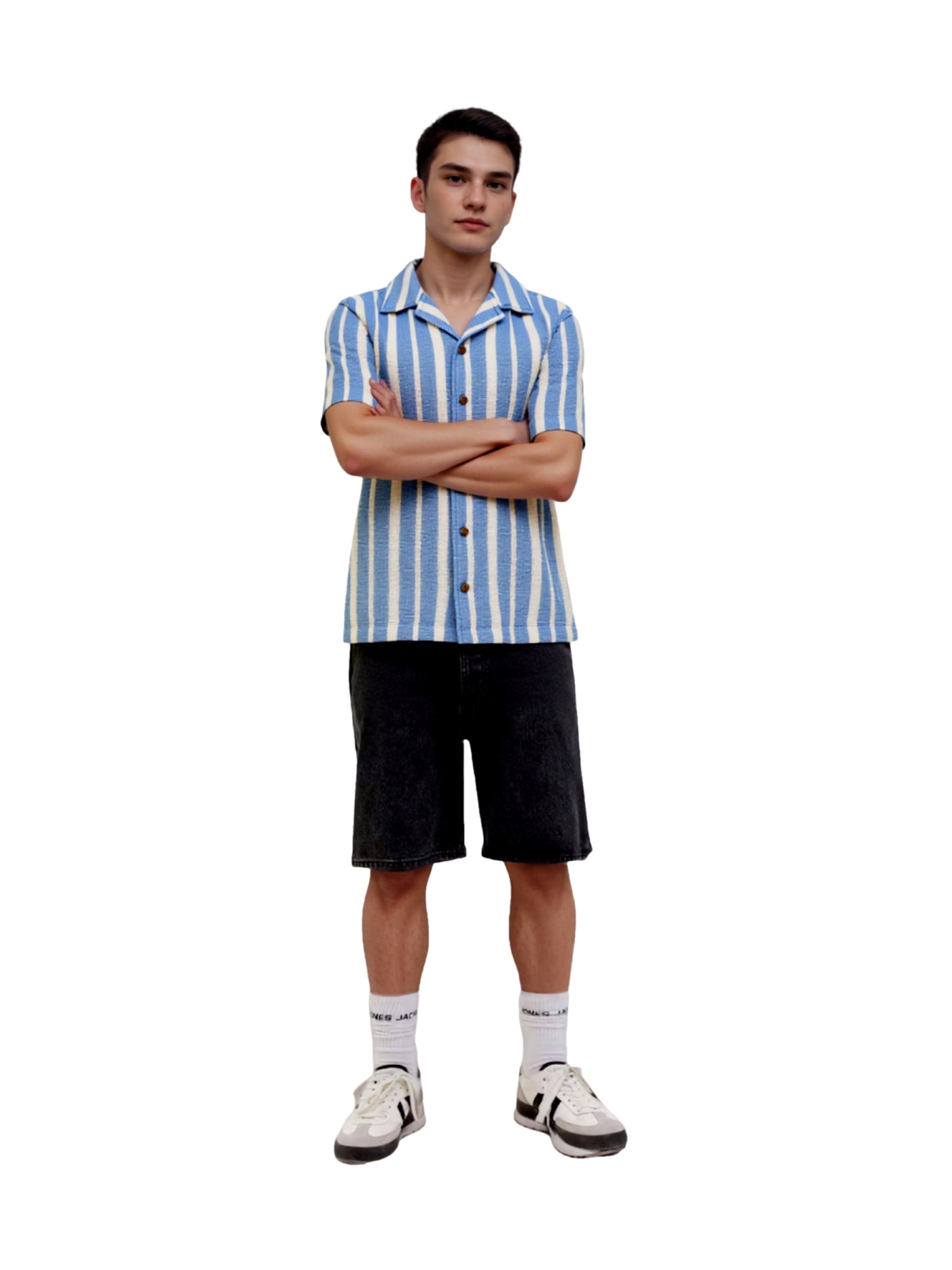 NAME IT Regular fit Overhemd 'Foko' in Blauw