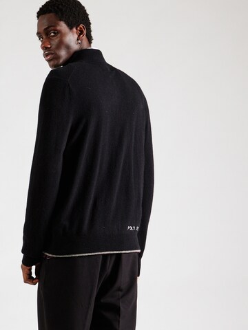 La Martina Knit cardigan in Black