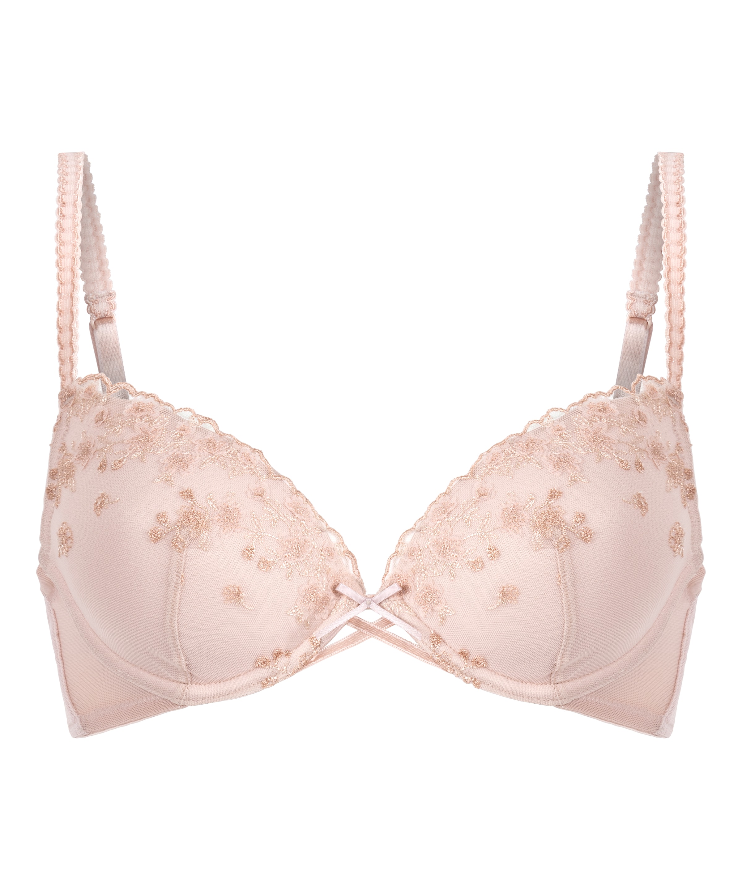 Hunkemöller T-shirt Behå 'Chloe' i rosa: framsida