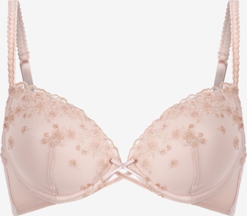 HunkemöllerT-shirt Grudnjak 'Chloe' - roza boja: prednji dio