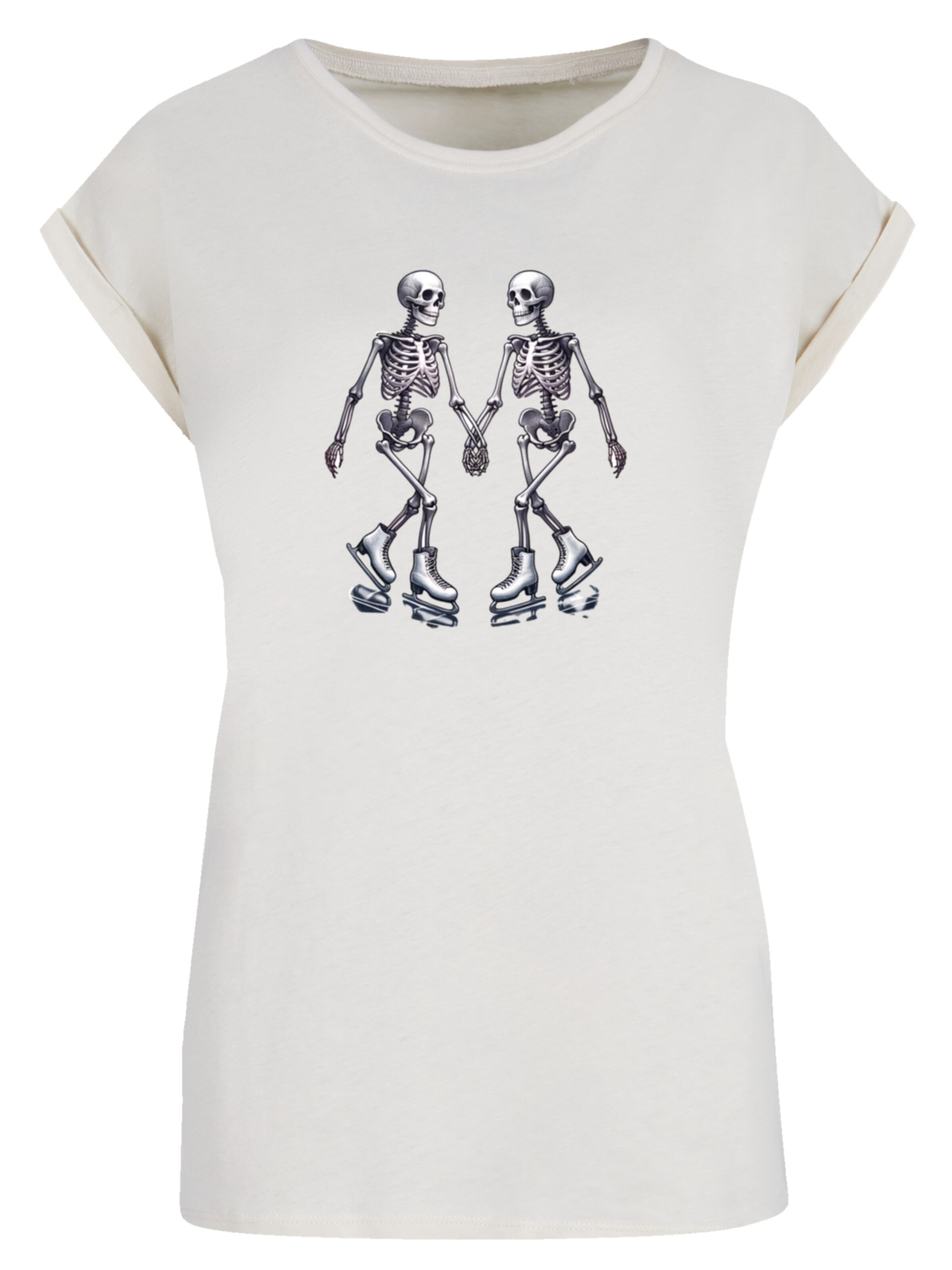 F4NT4STIC Shirt in Beige: voorkant