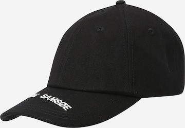 Samsøe Samsøe - Gorra 'Saluca' en negro: frente