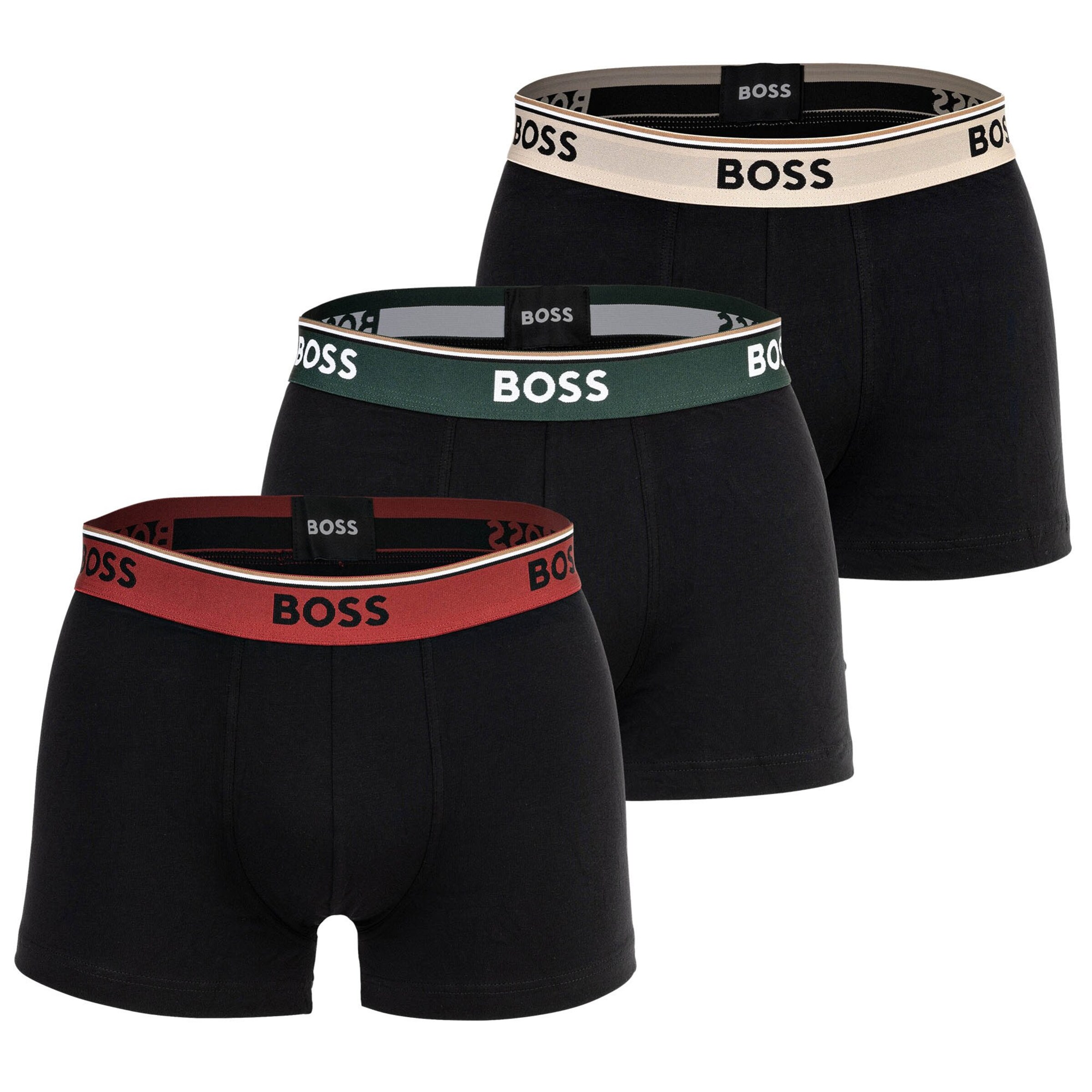 BOSS Boxershorts in Zwart: voorkant