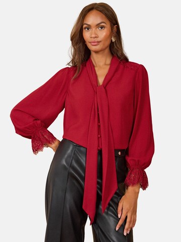 love & roses Bluse in Rot: Vorderseite