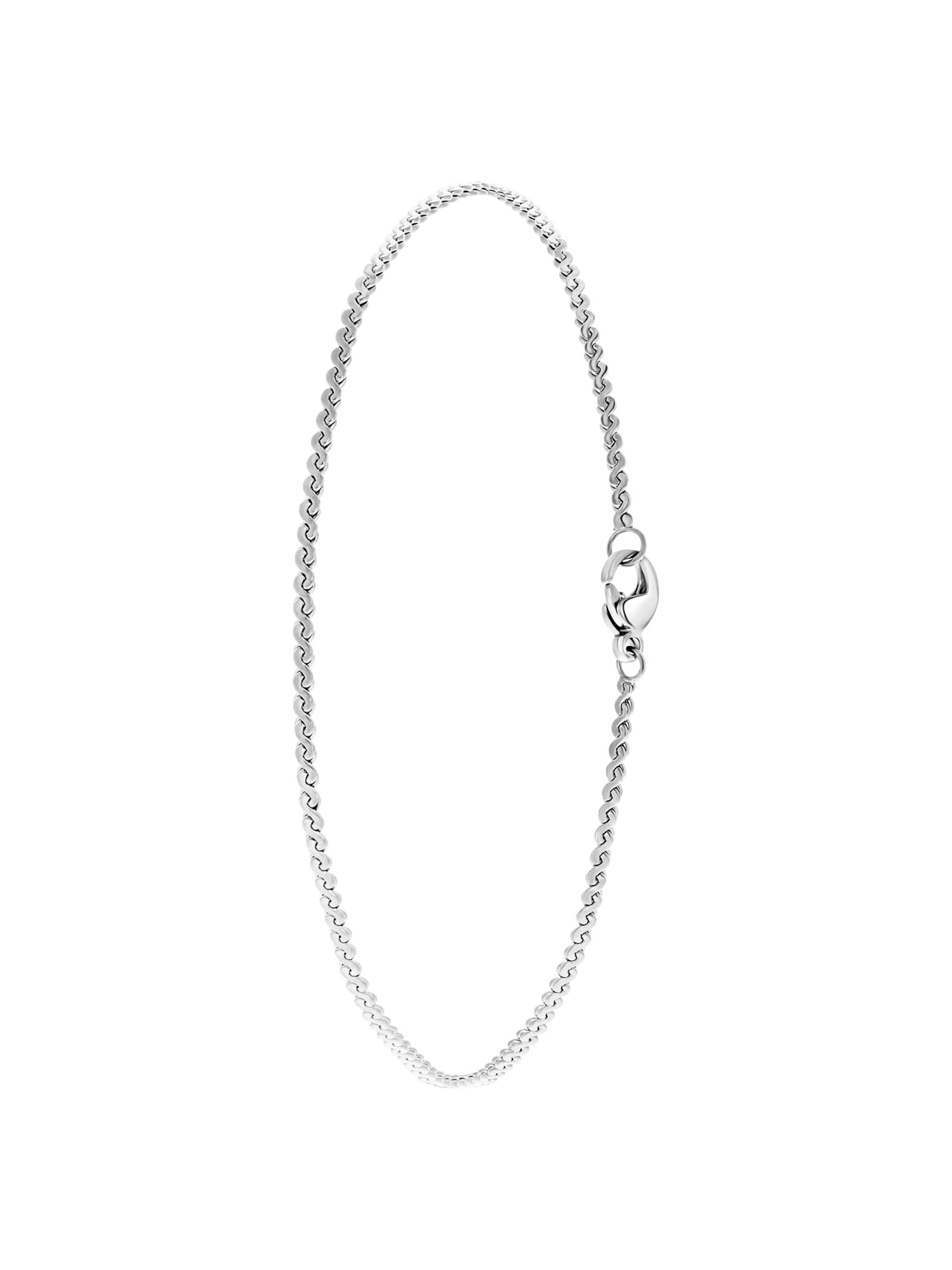 Lucardi Foot Jewelry in Silver: front