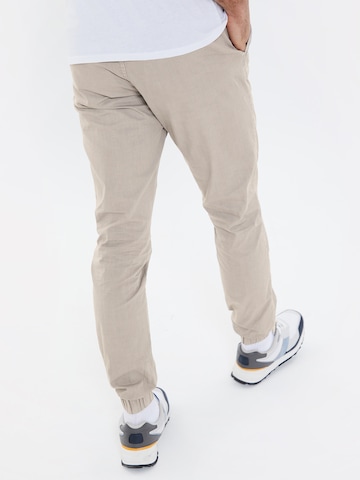 Threadbare Tapered Cargo Pants 'Presley' in Brown