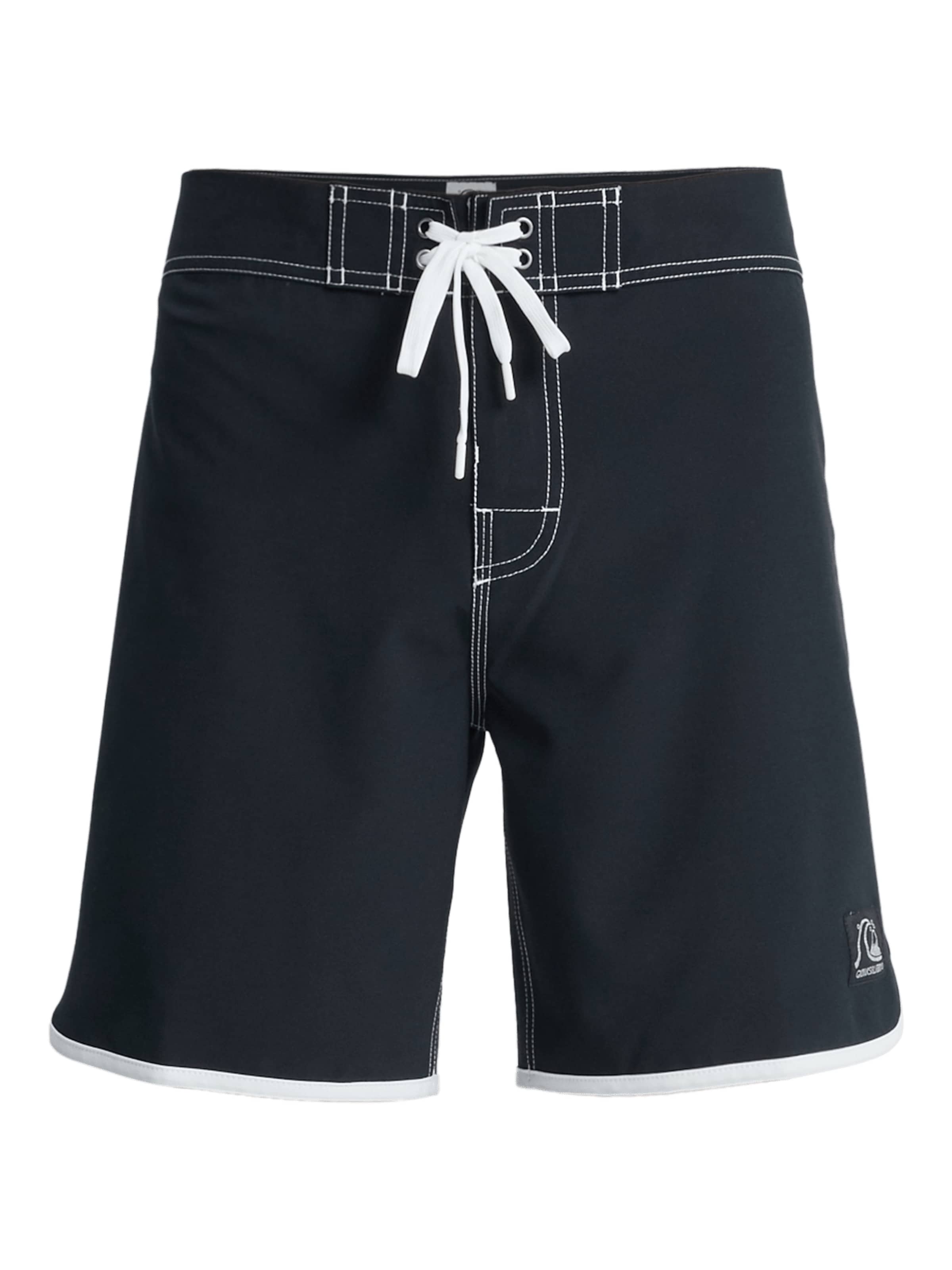 QUIKSILVER Swimming Trunks 'Original Scallop 18' in Black / White, Item view