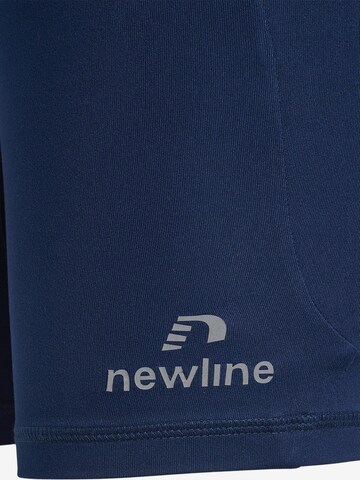 Newline Skinny Sportshorts in Blau