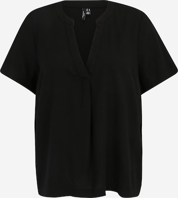 Vero Moda Curve Shirt 'Mymilo' in Zwart: voorkant