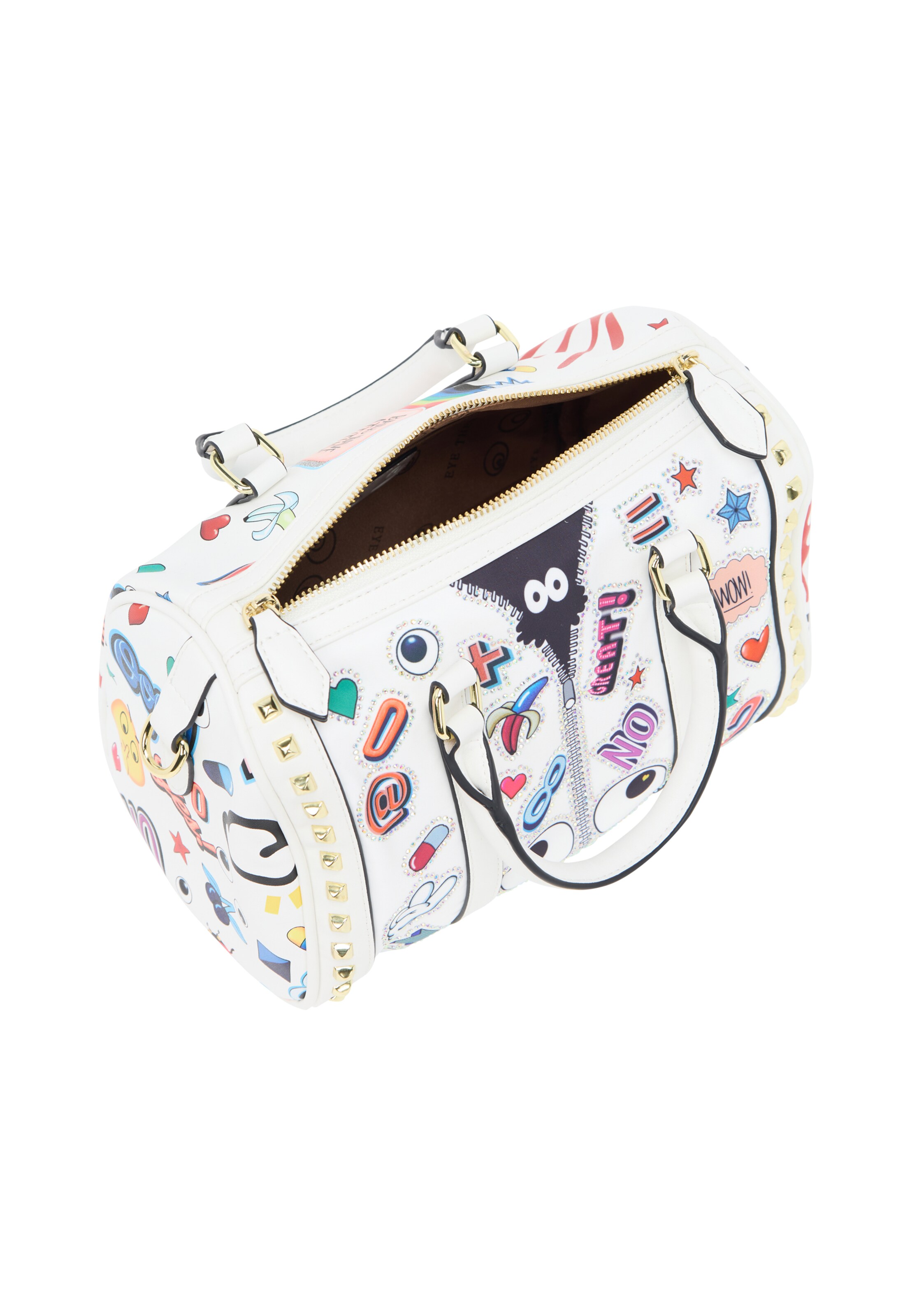 MYMO Handbag 'Pop Eyetheme' in White