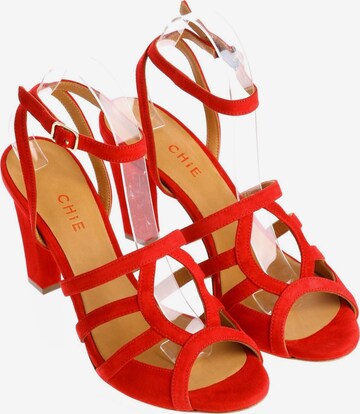 Chie Mihara Sandals & High-Heeled Sandals in 40 in Red: front