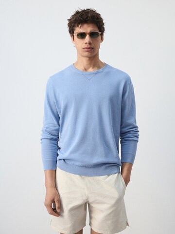 MANGO MAN Pullover 'Pedrosa' i blå: forside
