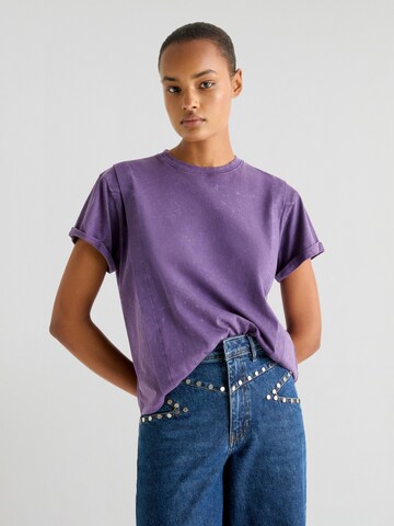 T-shirt 'Lapel Marble' Scalpers en violet