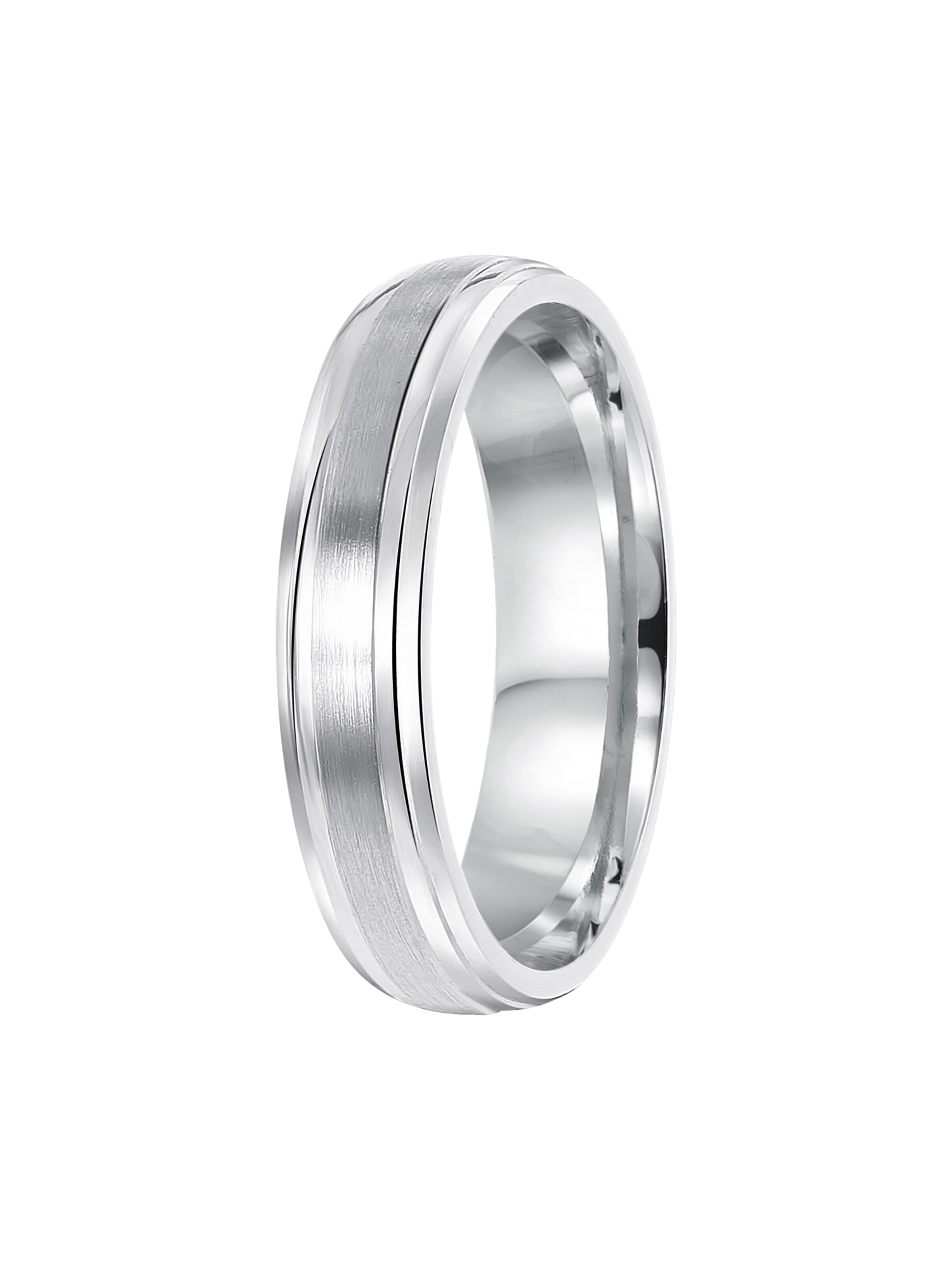 Lucardi Ring in Silver: front