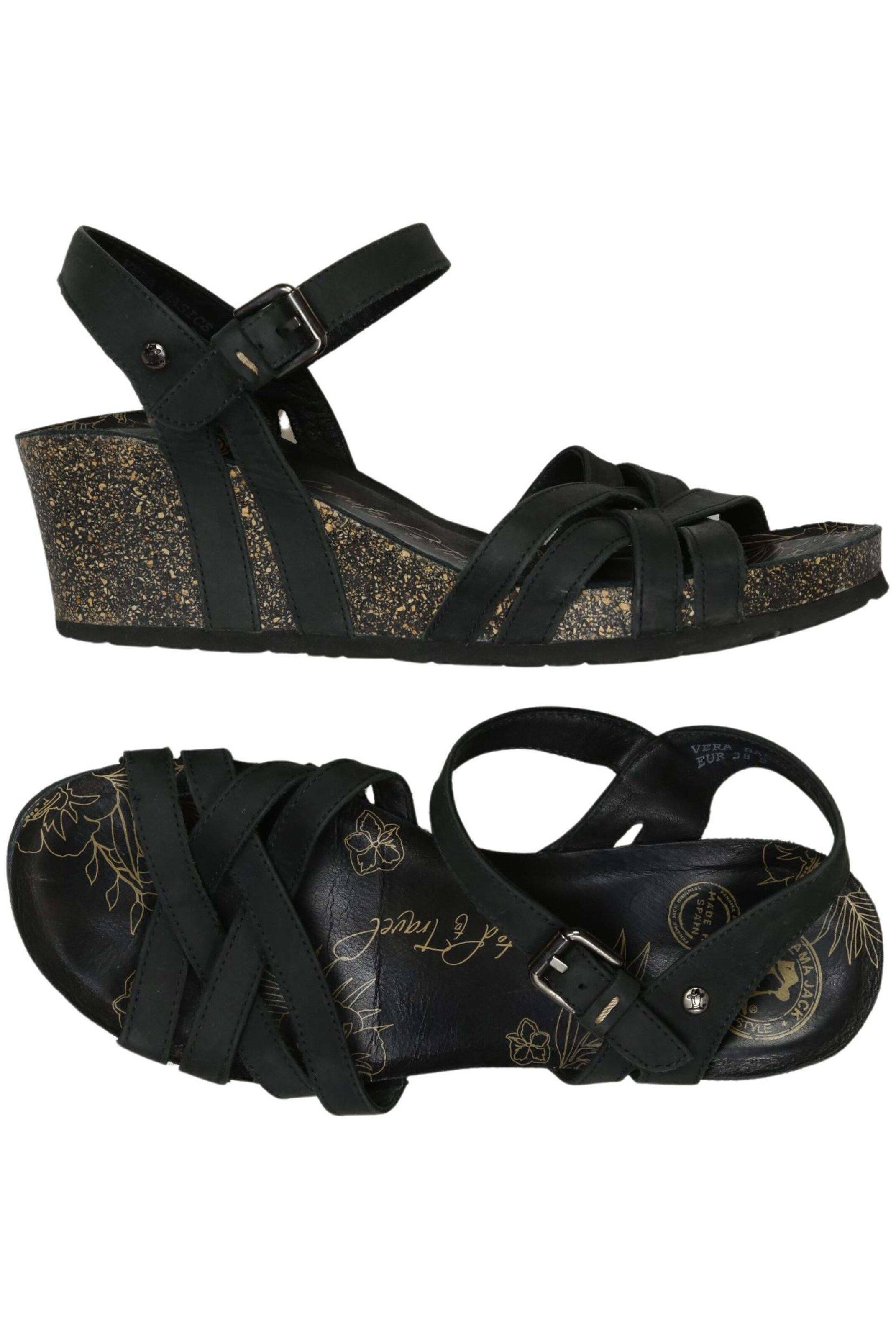 PANAMA JACK Sandals & High-Heeled Sandals in 38 in Black: front