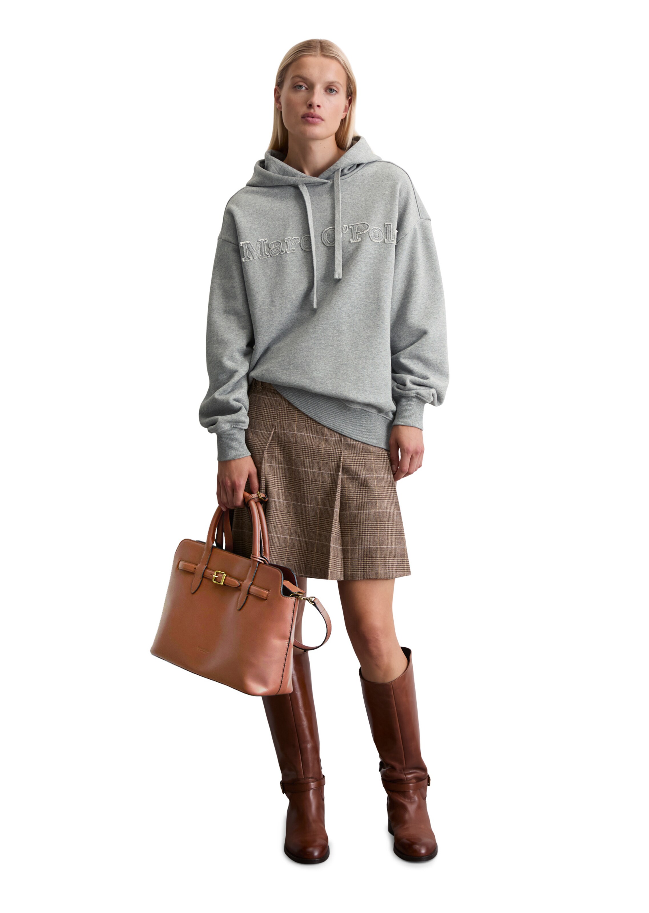 Marc O'Polo Shopper in Braun: Vorderseite