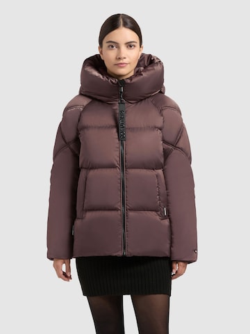 Veste d’hiver 'Isett2' khujo en violet : devant