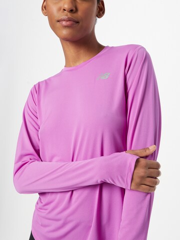 new balance Functioneel shirt 'Accelerate' in Lila