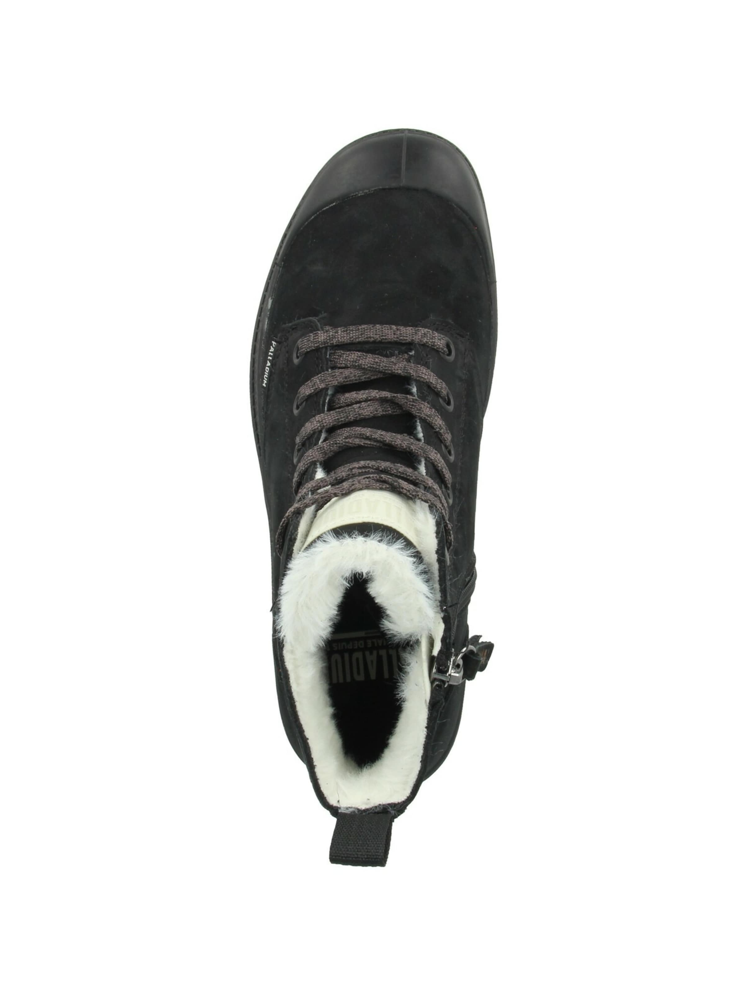 Palladium Сапоги на шнуровке 'Pampa Hi Zip' в Черный