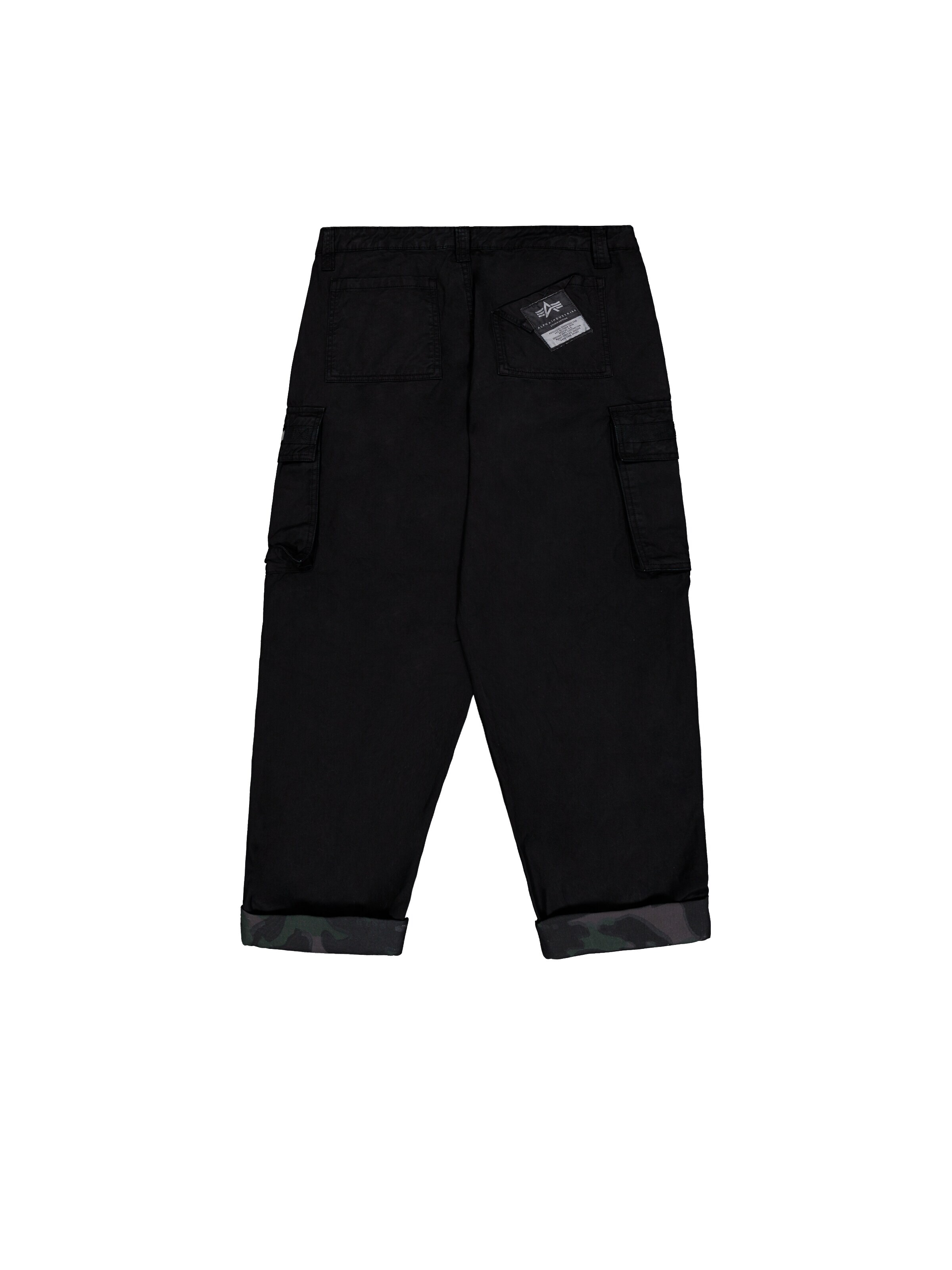 ALPHA INDUSTRIES Regular Cargohose 'Aivator'‌‌‌‌‌‌‌‌‌‌ in Schwarz