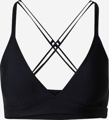 BRUNOTTI Háromszög Sport bikini felső 'Delphinia' - fekete: elől