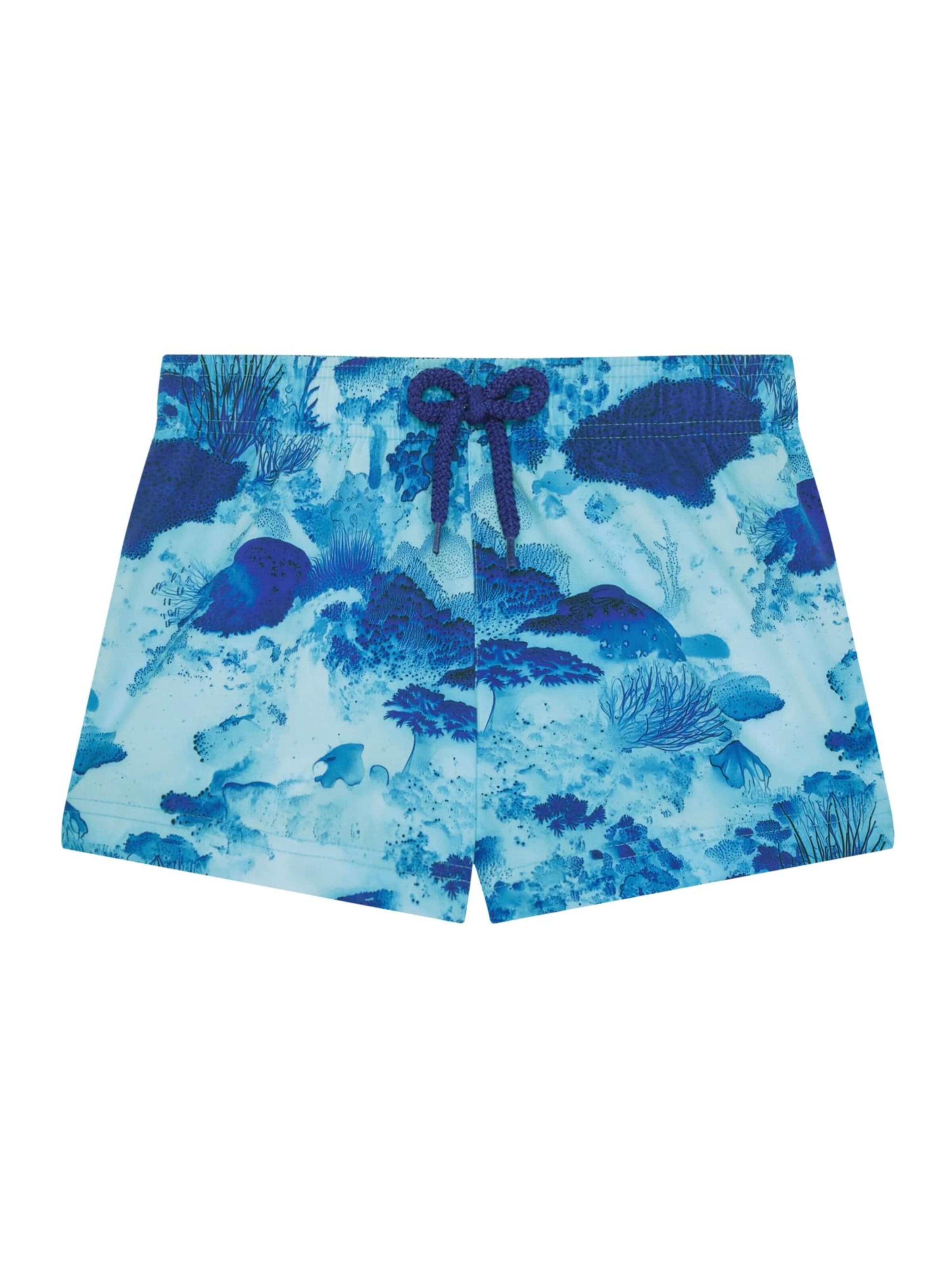 Vilebrequin - Moda de baño deportiva en azul: frente