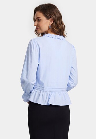 faina - Blusa en azul
