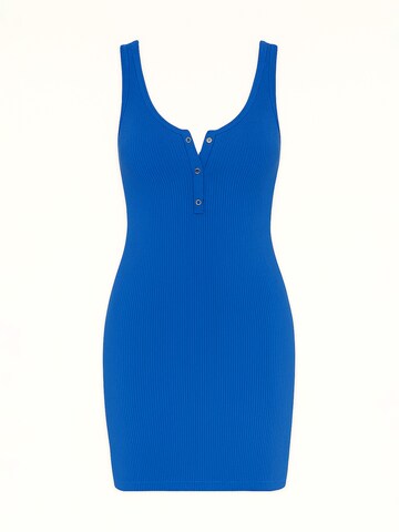 Nudyess Sommerkleid 'Louisiana mini' in Blau: Vorderseite