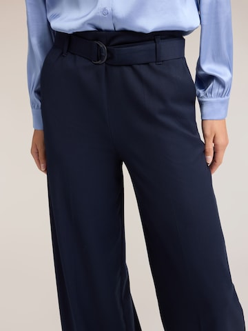Wide Leg Pantalon MOTIVI en bleu