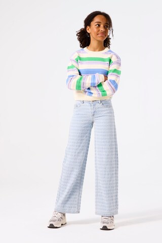 GARCIA Wide Leg Jeans in Blau