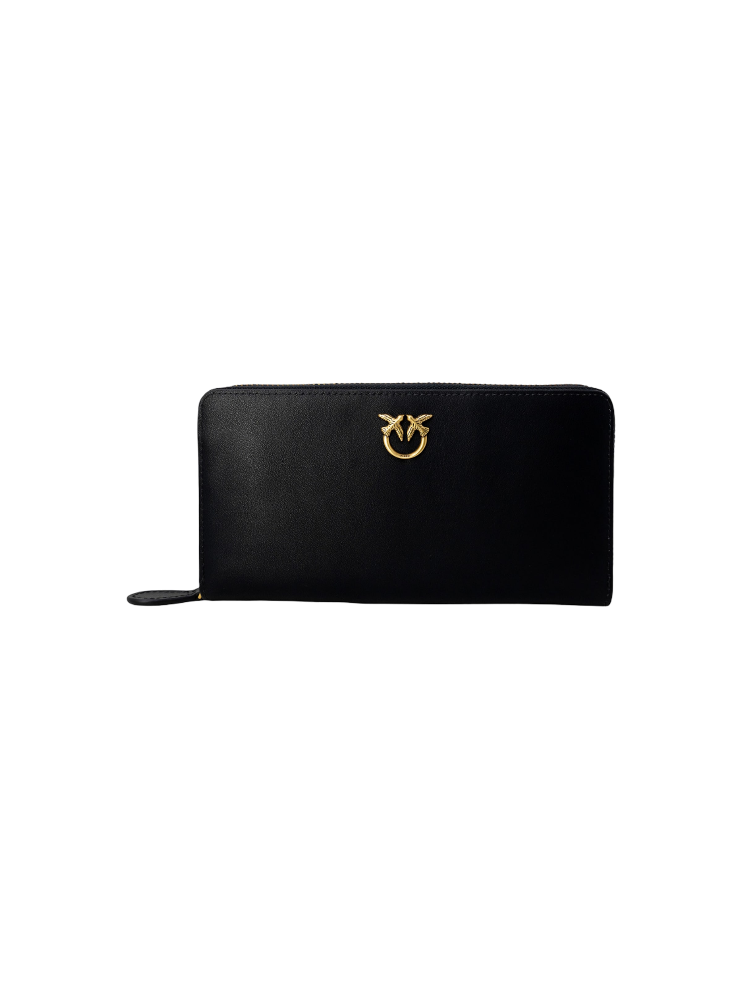 PINKO - Cartera 'RYDER ZIP AROUND VITELLO SETA 100250 A0F1' en negro: frente