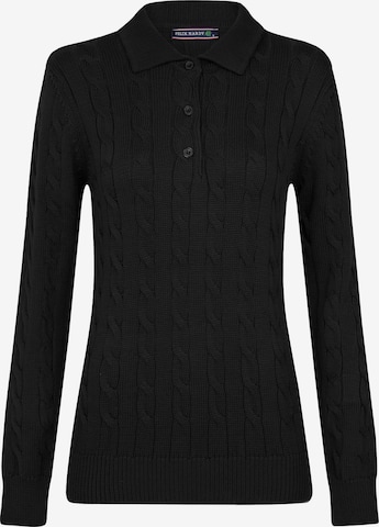 Pull-over Felix Hardy en noir : devant