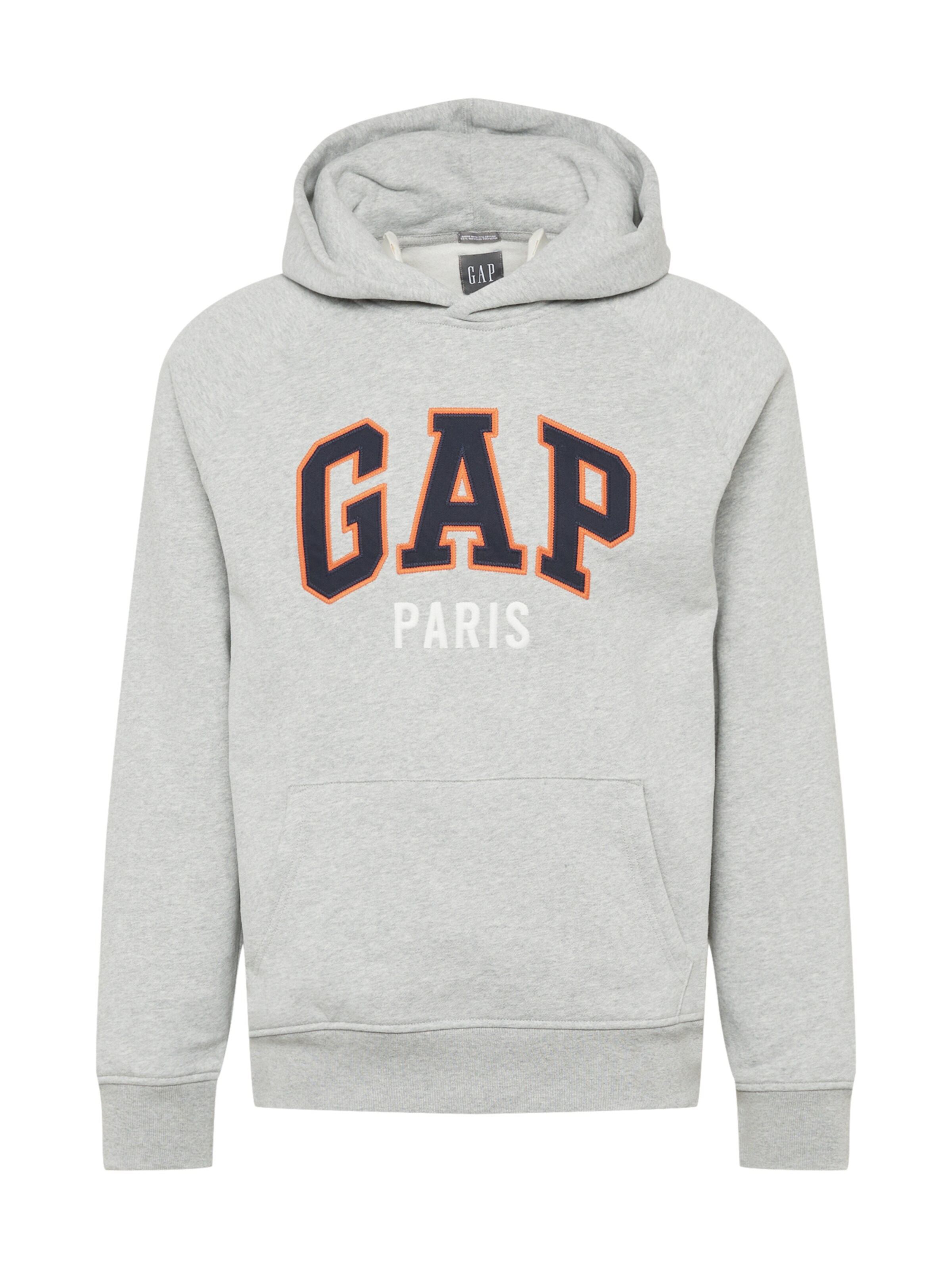 Männer Große Größen GAP Sweatshirt 'PARIS' in Graumeliert - VE33731