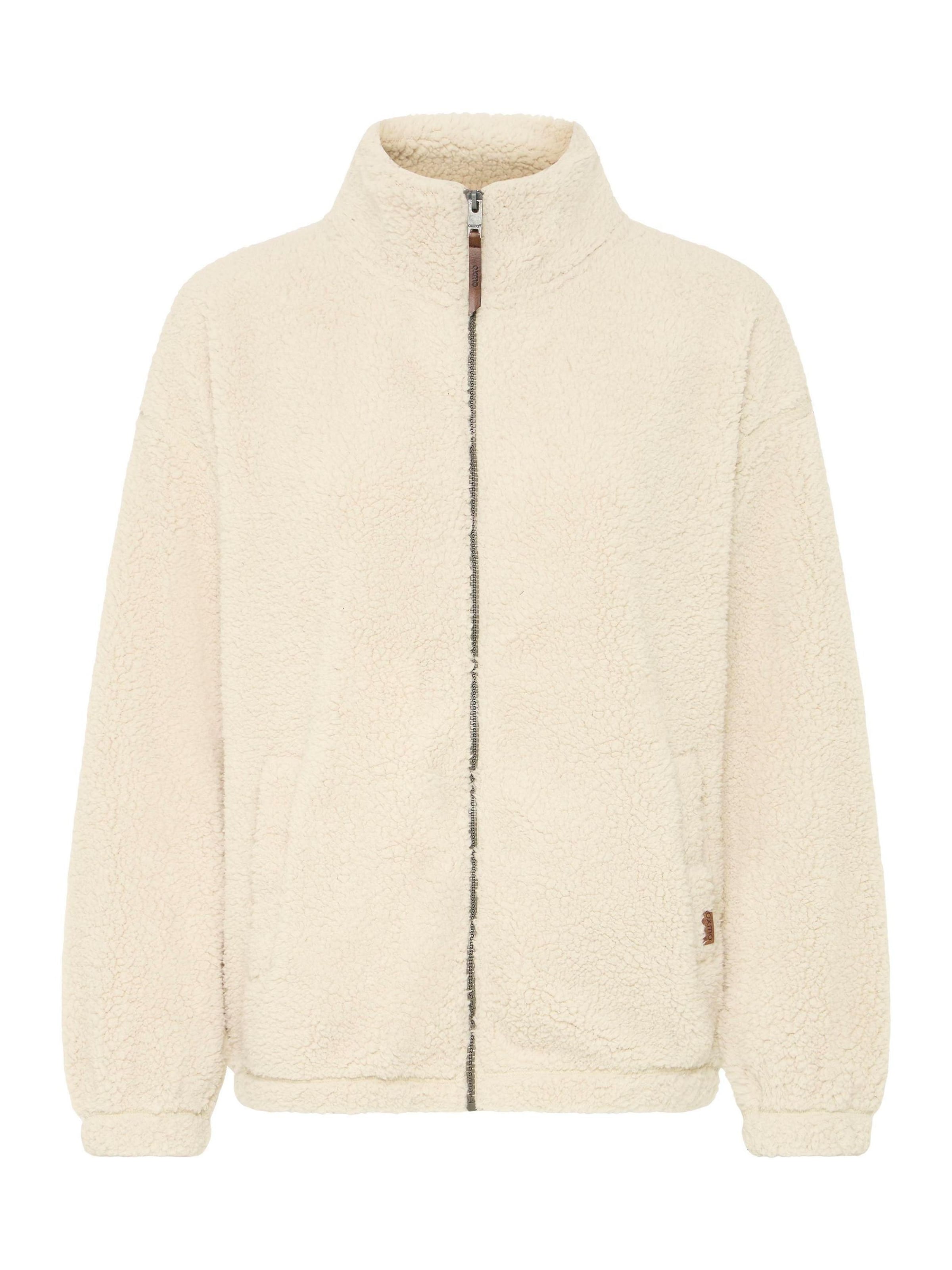 Giacca di felpa ' OXBERINA ' di Oxmo in beige: frontale