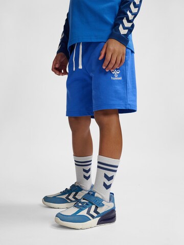 Hummel Regular Trousers 'Bassim' in Blue