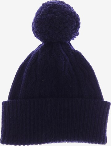 hessnatur Hat & Cap in One size in Blue: front