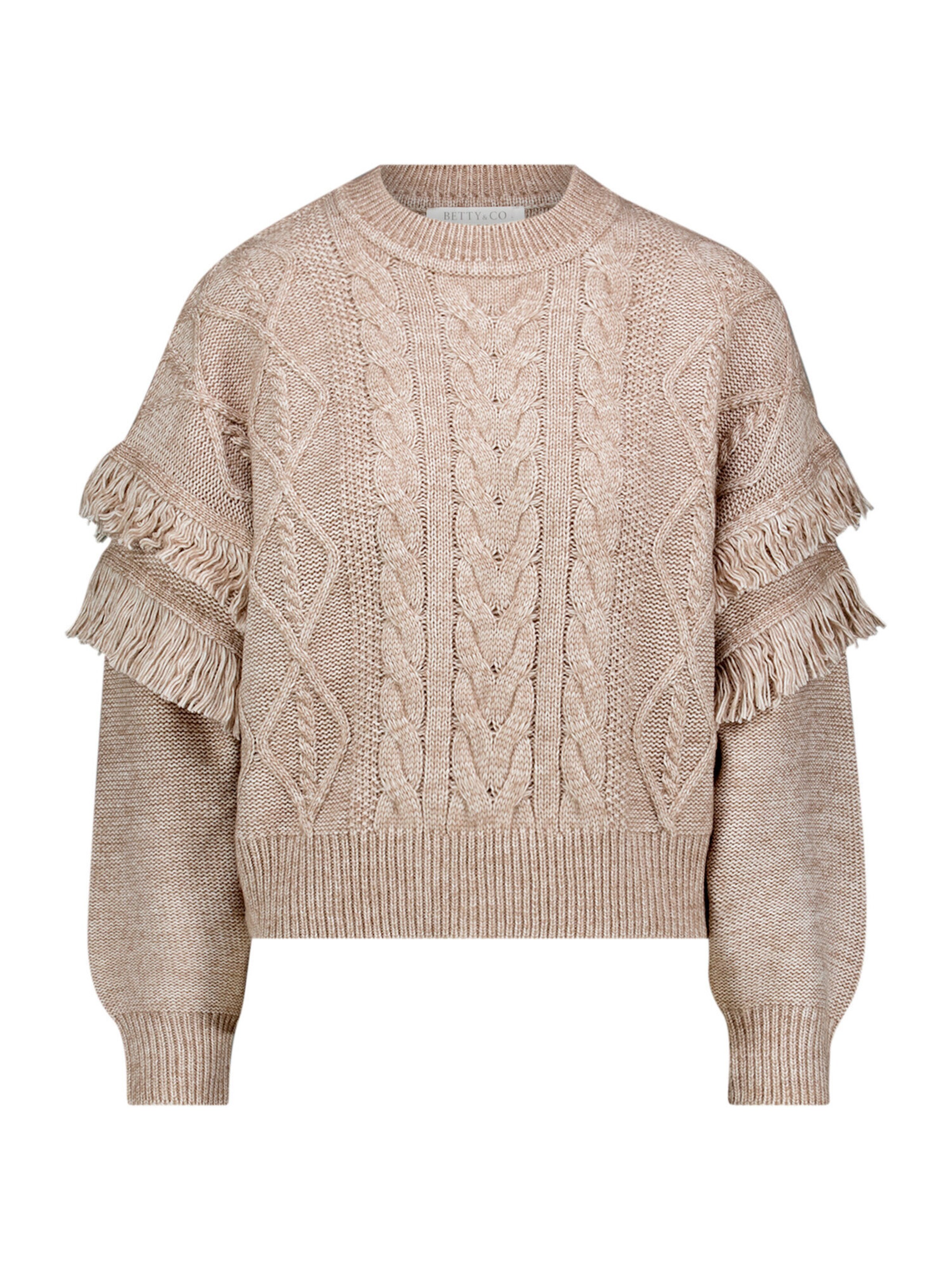 Pull-over Betty & Co en marron : devant