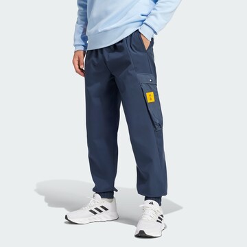 ADIDAS PERFORMANCE Loosefit Sportbroek 'Real Madrid' in Blauw: voorkant