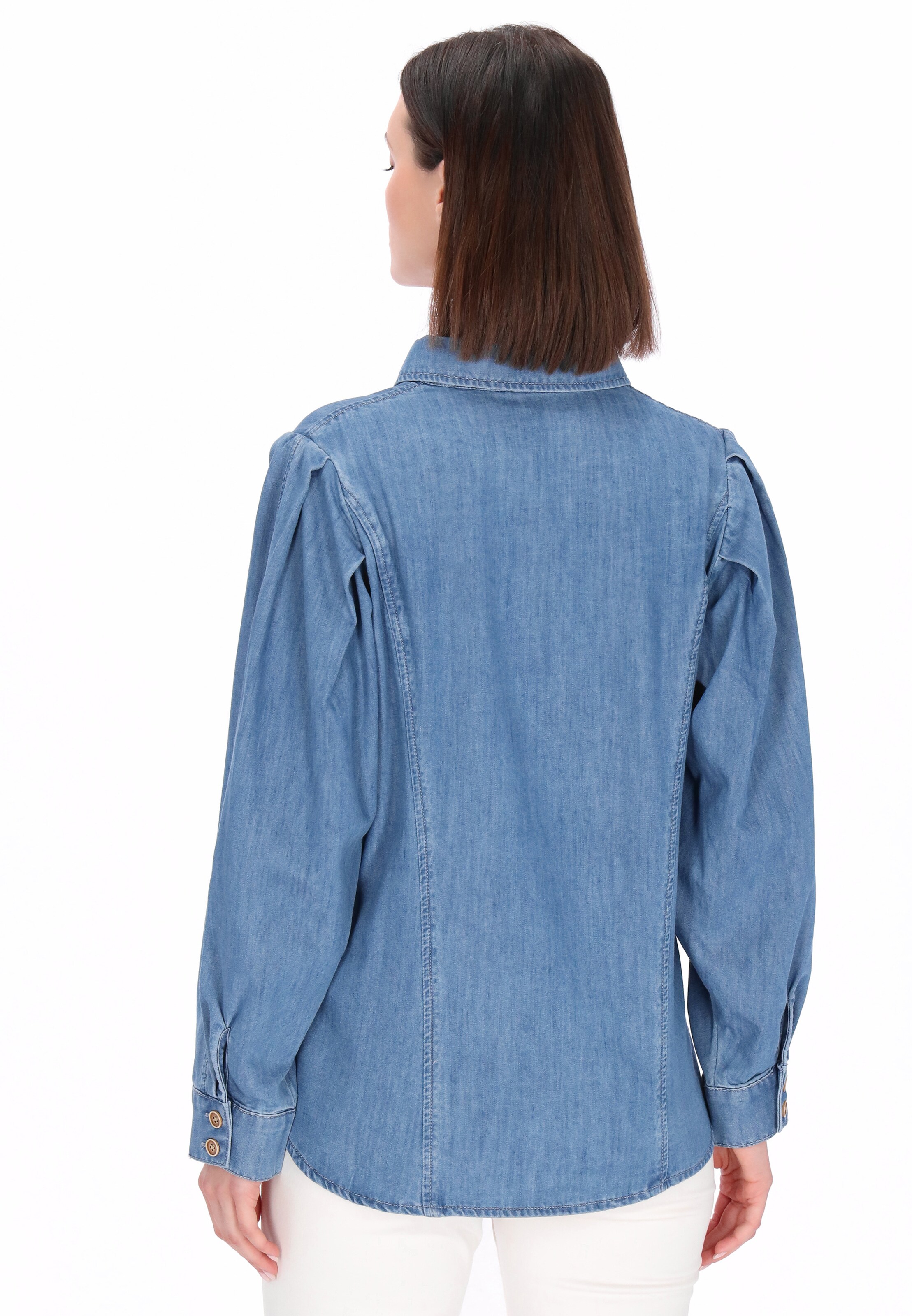 usha BLUE LABEL - Blusa em azul