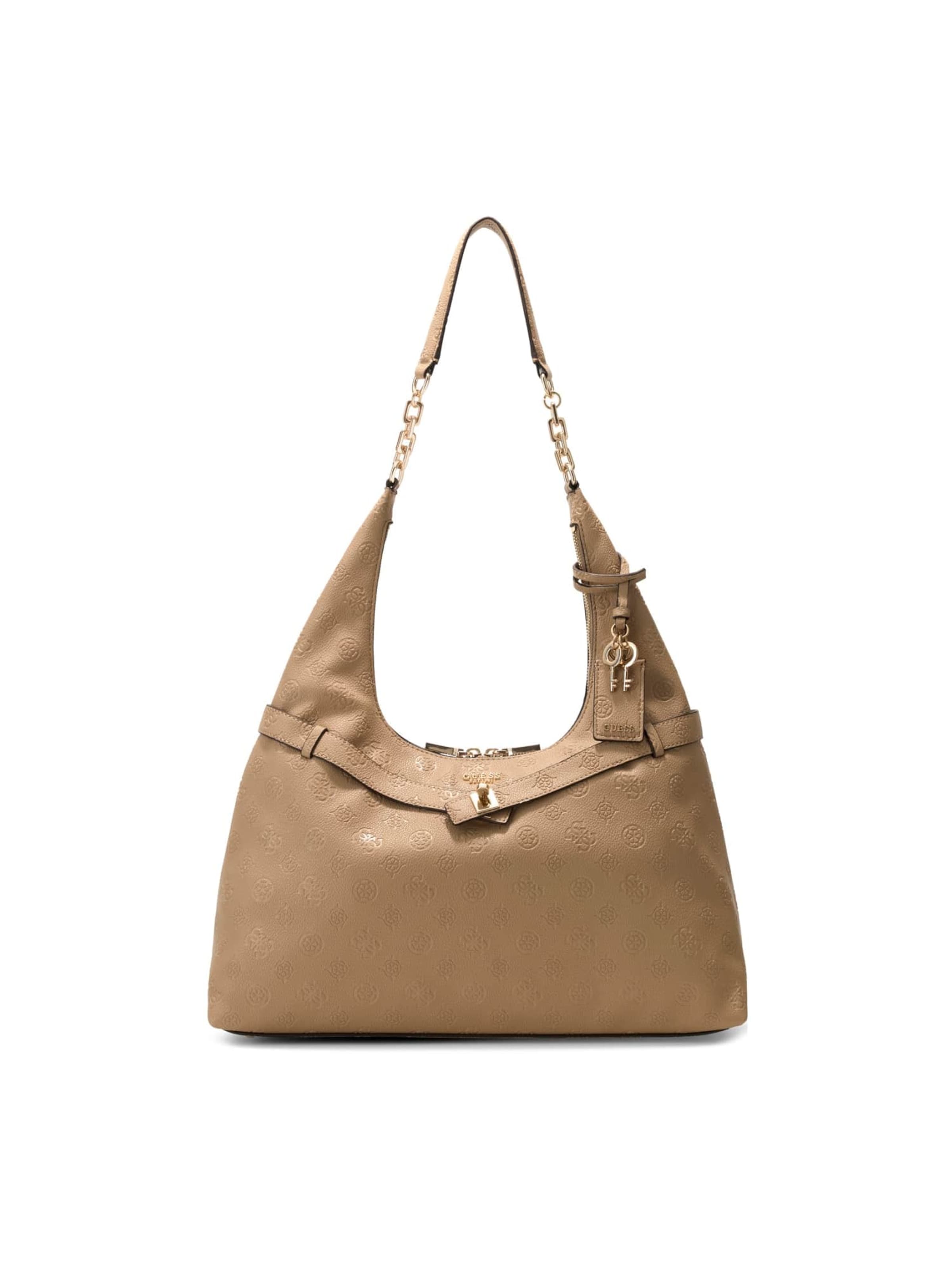 GUESS Schultertasche 'Ella' in Beige: Vorderseite