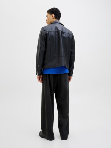 JACK & JONES Baggy Hose in Schwarz