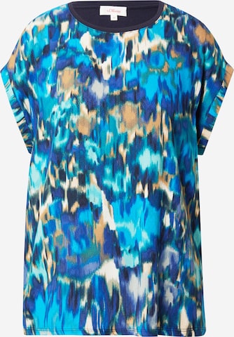 s.Oliver Shirt in Blauw: voorkant