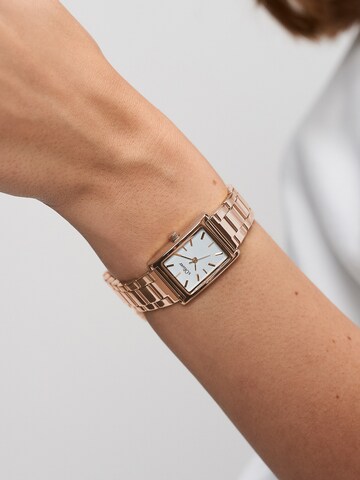 Montre à affichage analogique s.Oliver en or