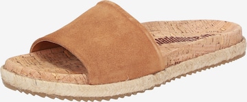 SIOUX Mules 'Grash' in Brown: front