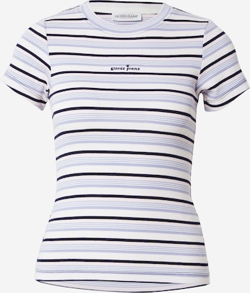 GUESS JEANS Свитер 'STAR' в Синий: спереди