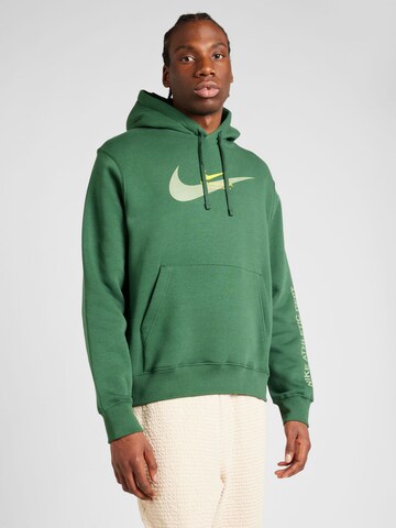 Nike Sportswear - Sudadera en verde: frente